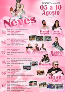 Festas de Rendufe (Senhora das Neves) 2025 – Amares