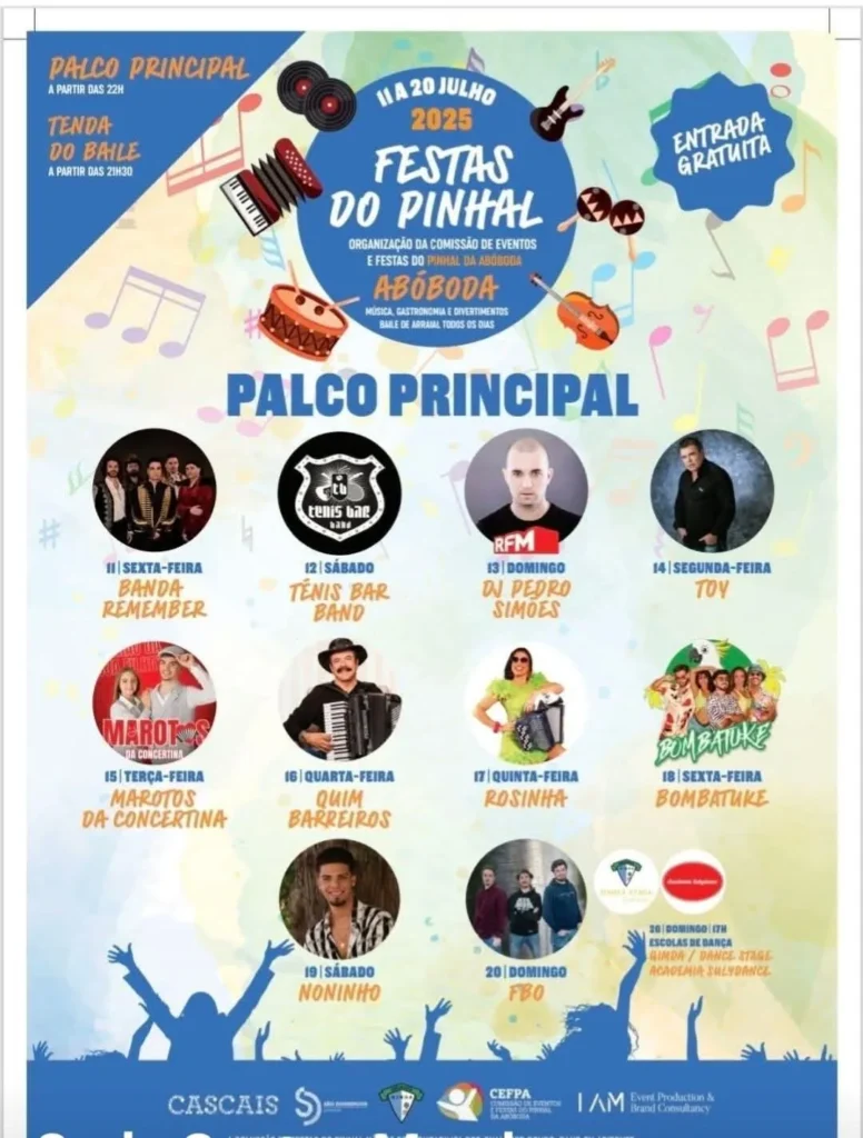 Festas do Pinhal 2025 em Abóboda