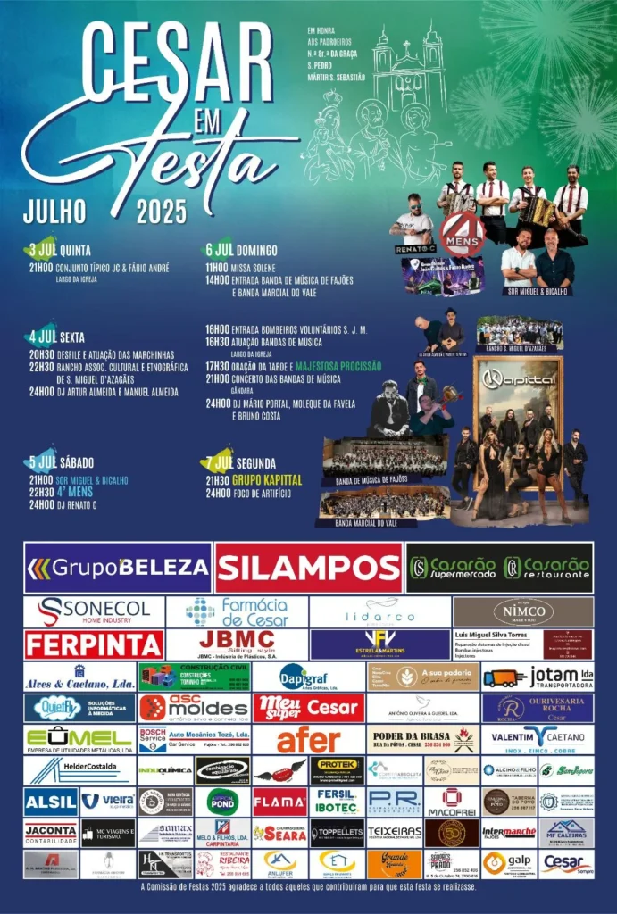 Festas de César 2025