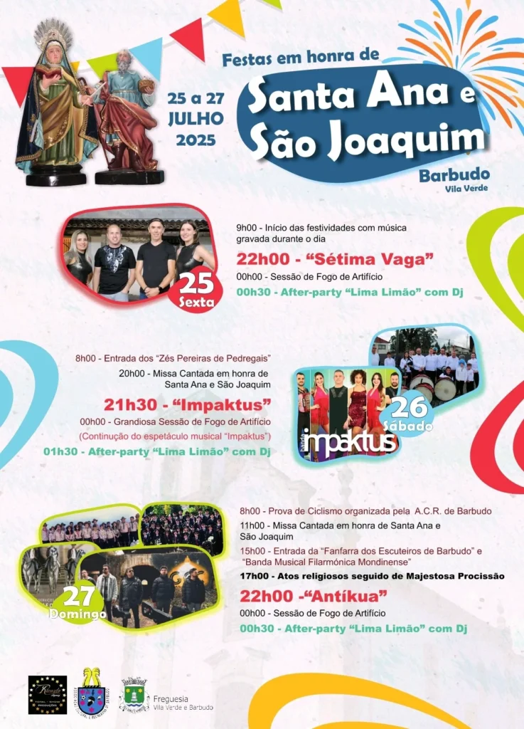 Festas de Santa Ana 2025 em Barbudo
