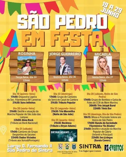Festas de São Pedro 2025 em Sintra