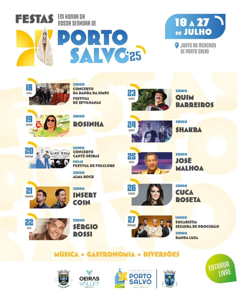 Festas da Senhora de Porto Salvo 2025