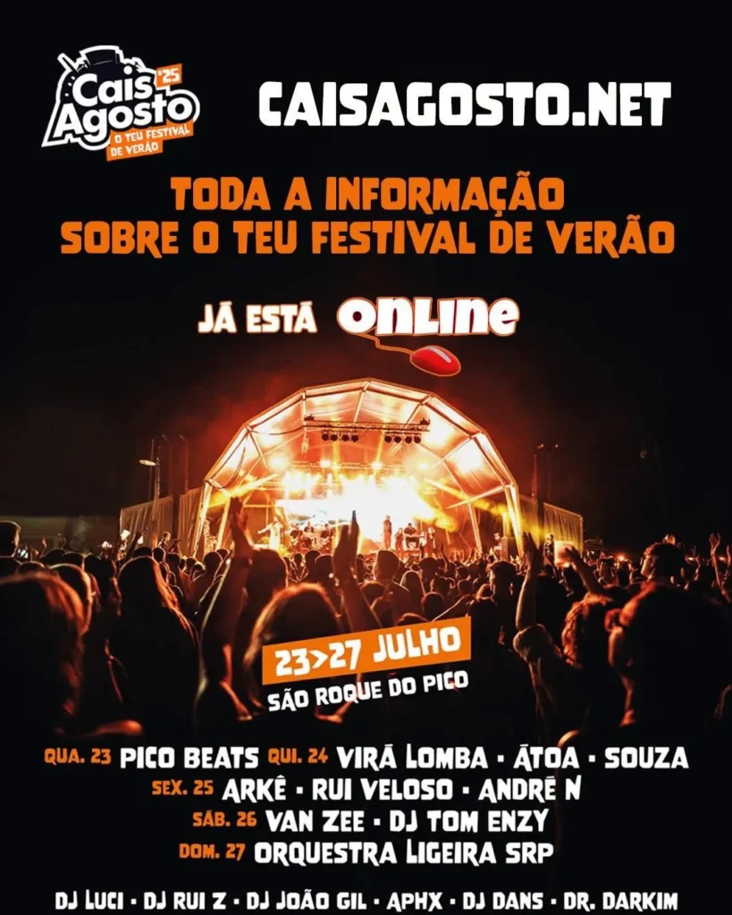 Cais de Agosto 2025 em São Roque do Pico