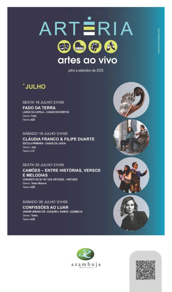 Concertos Artéria 2025 na Azambuja