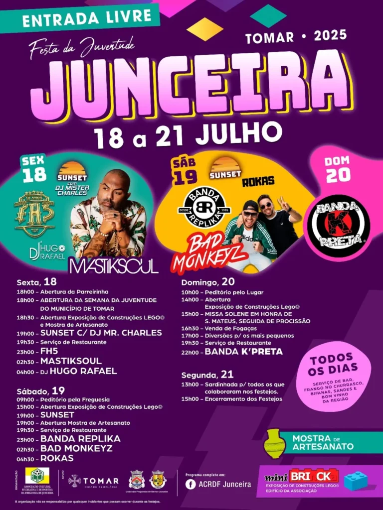 Festas da Juventude 2025 em Junceira