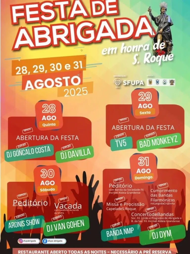 Festas da Abrigada 2025