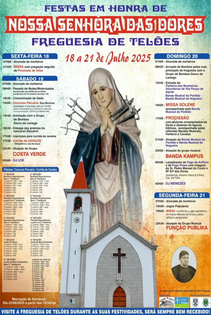 Festa da Senhora das Dores 2025 em Telões