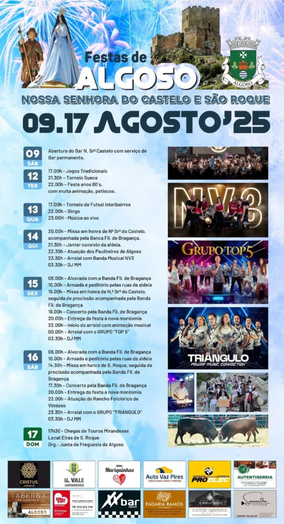 Festas de Algoso 2025