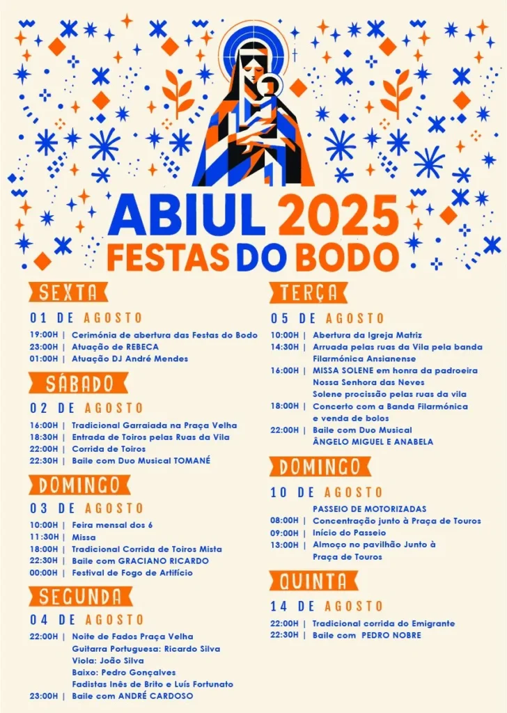 Festas do Bodo 2025 em Abiul