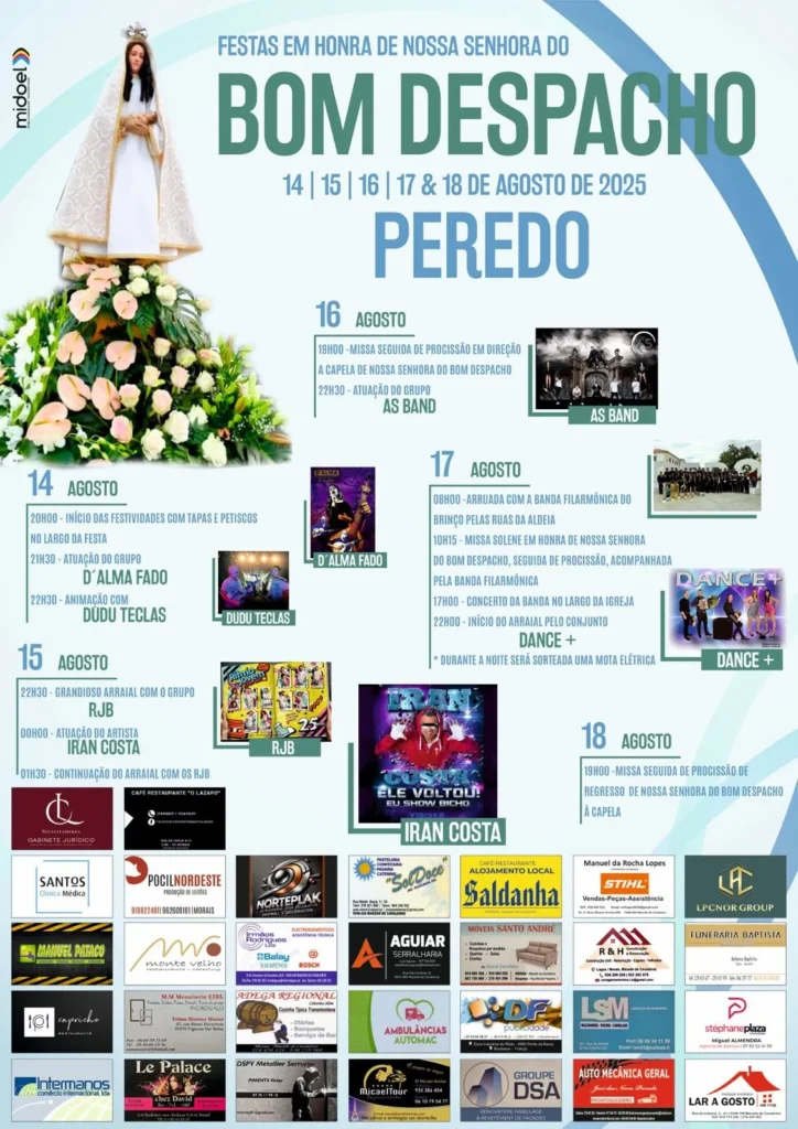 Festas do Bom Despacho 2025 em Peredo