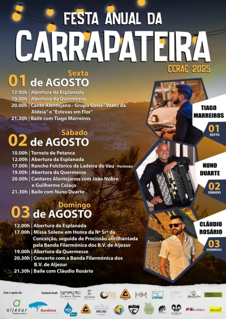 Festas da Carrapateira 2025