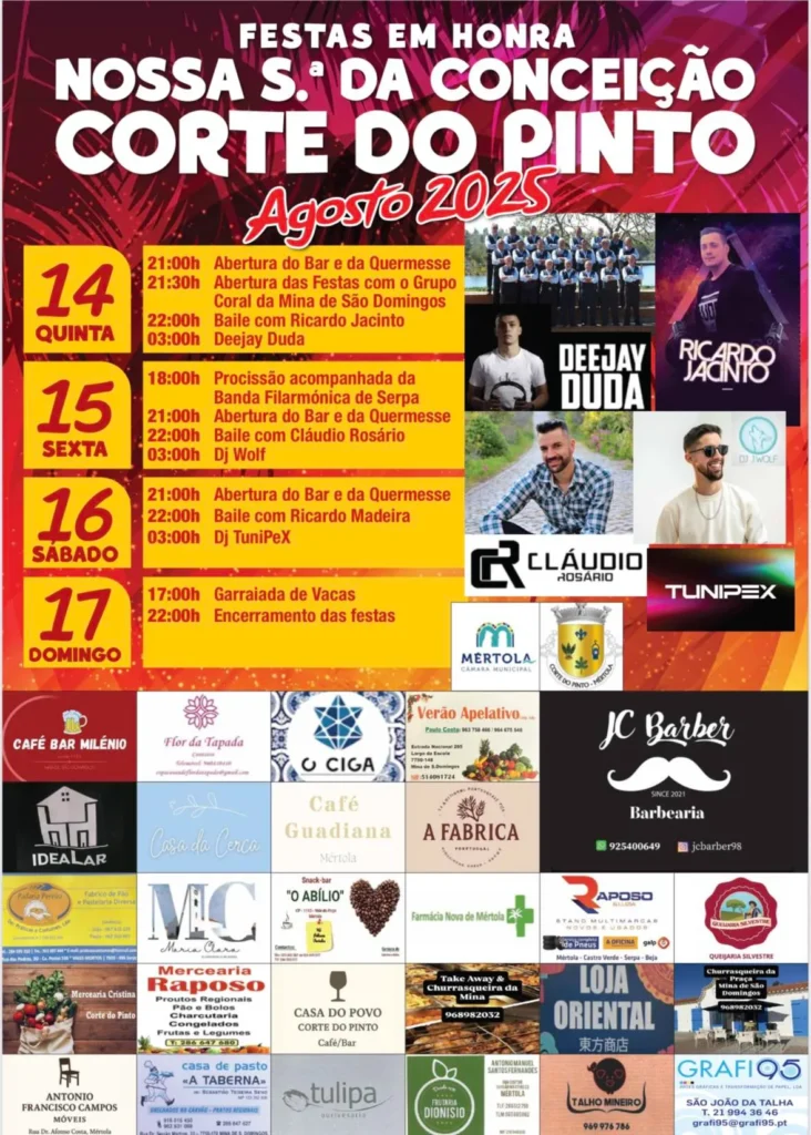 Festas de Corte do Pinto 2025