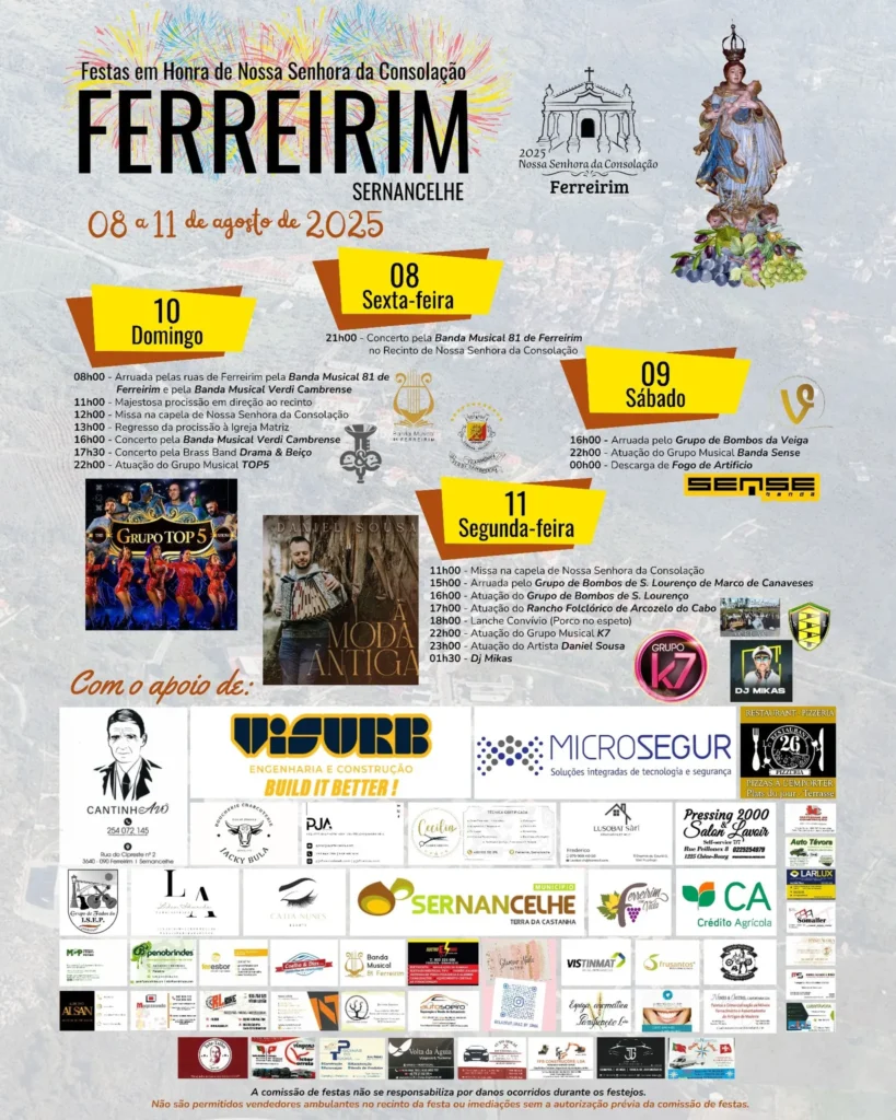 Festas de Ferreirim 2025