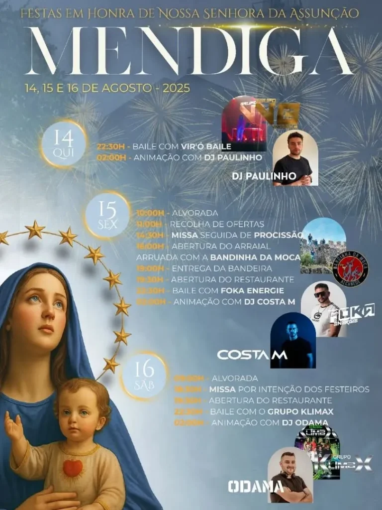 Festas da Mendiga 2025