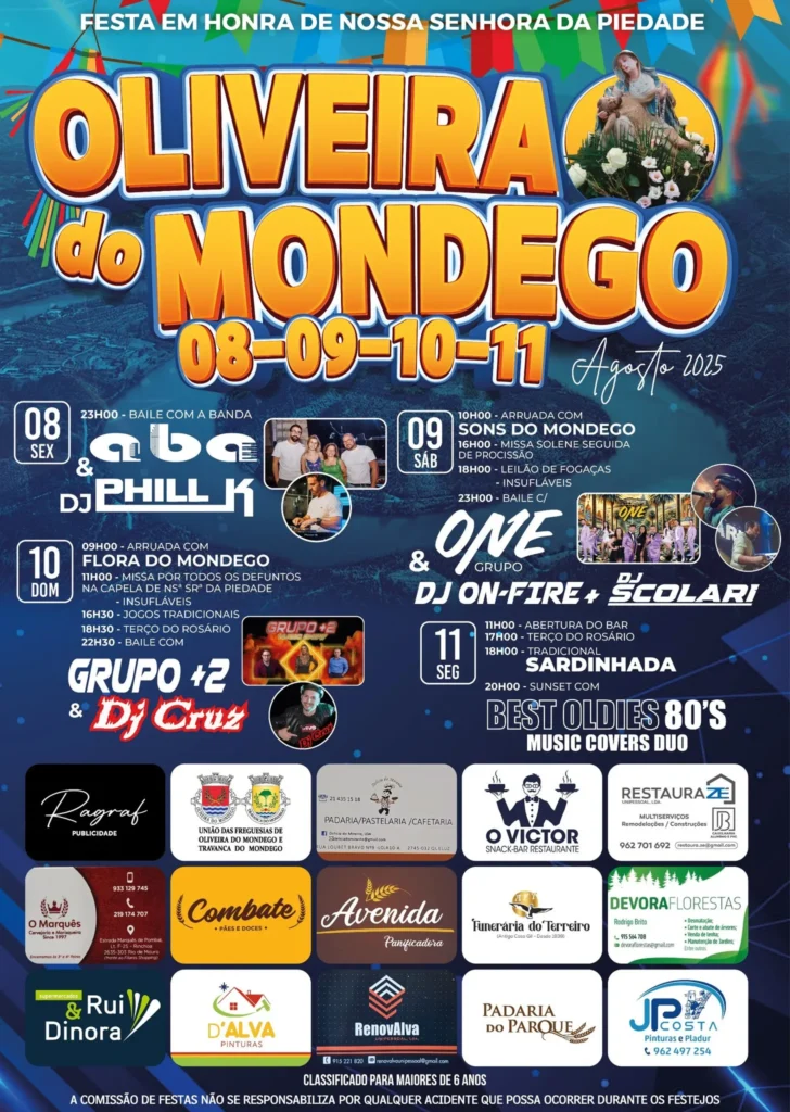 Festas de Oliveira do Mondego 2025