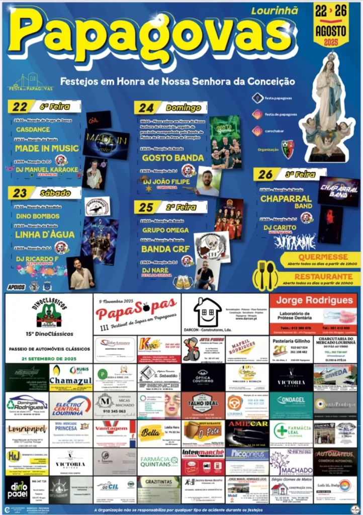 Festas de Papagovas 2025