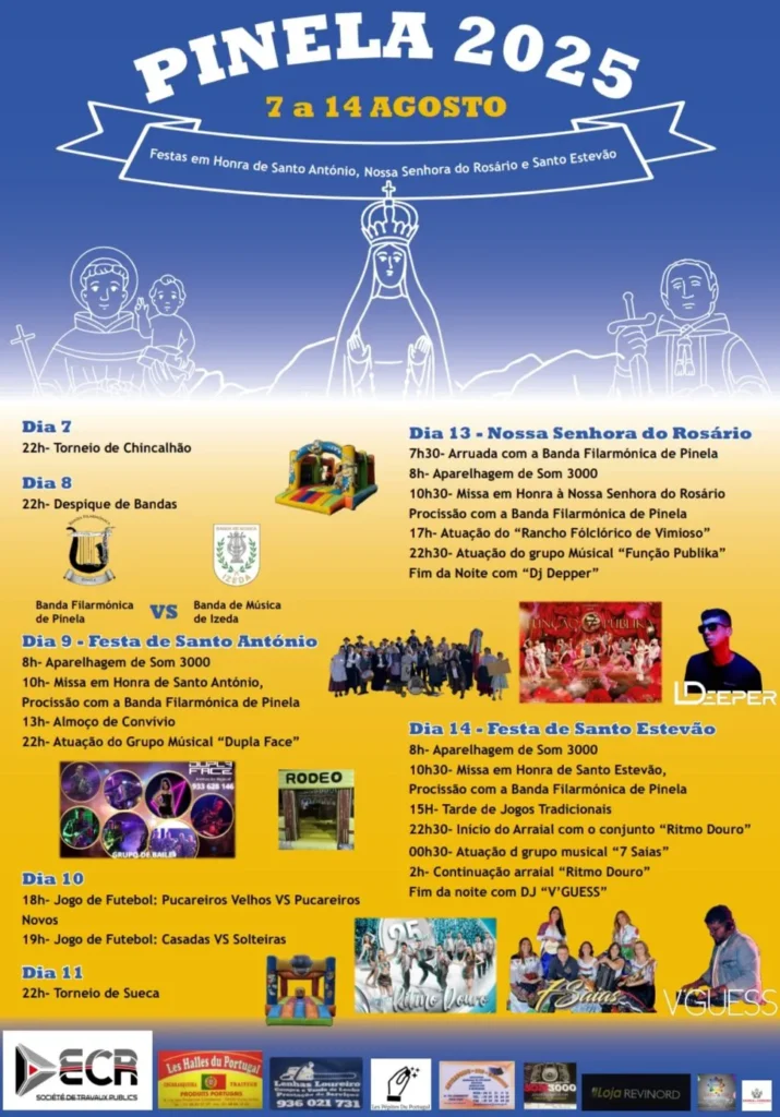 Festas de Pinela 2025