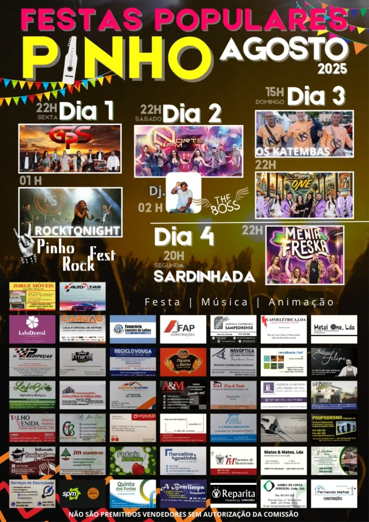 Festas de Pinho 2025