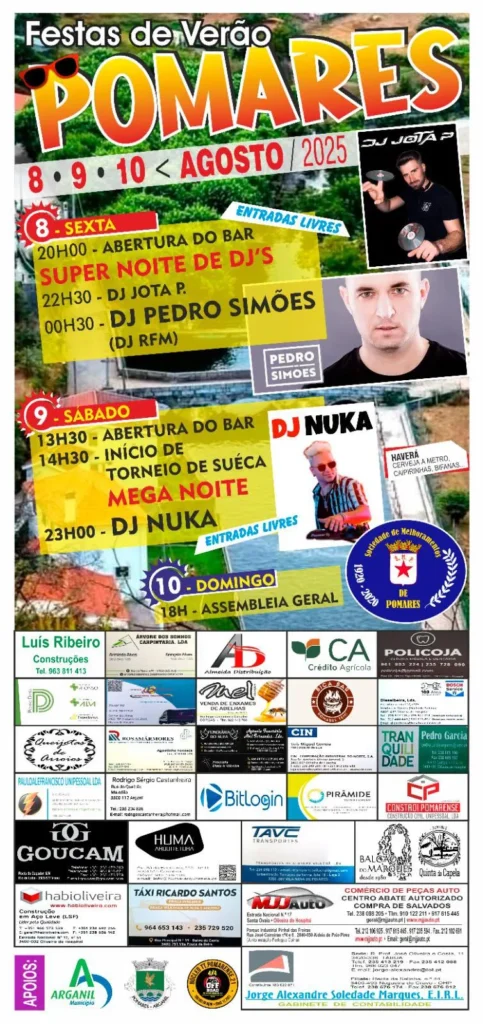 Festas de Pomares 2025