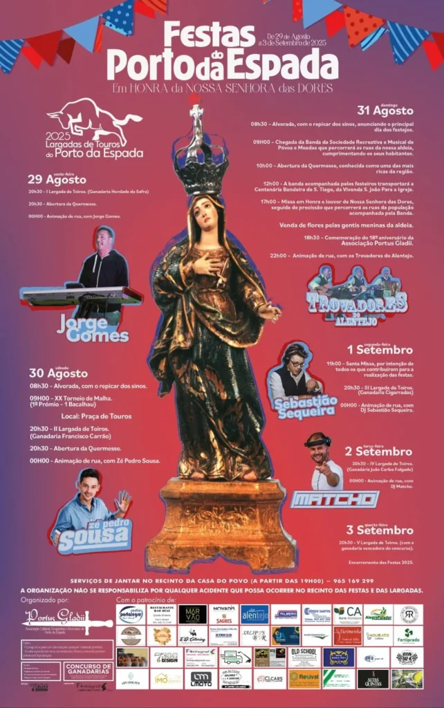 Festas do Porto da Espada 2025