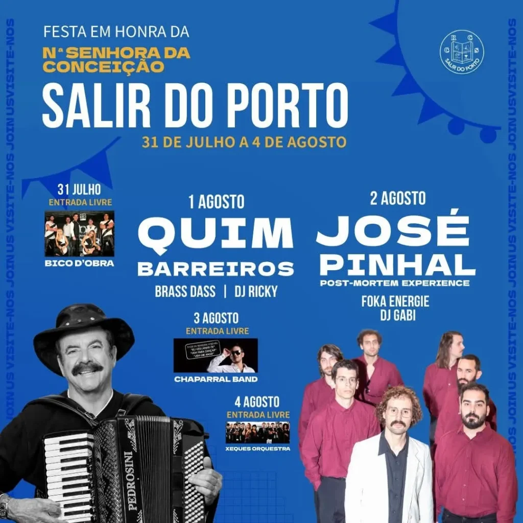 Festas da Senhora da Conceição 2025 em Salir do Porto