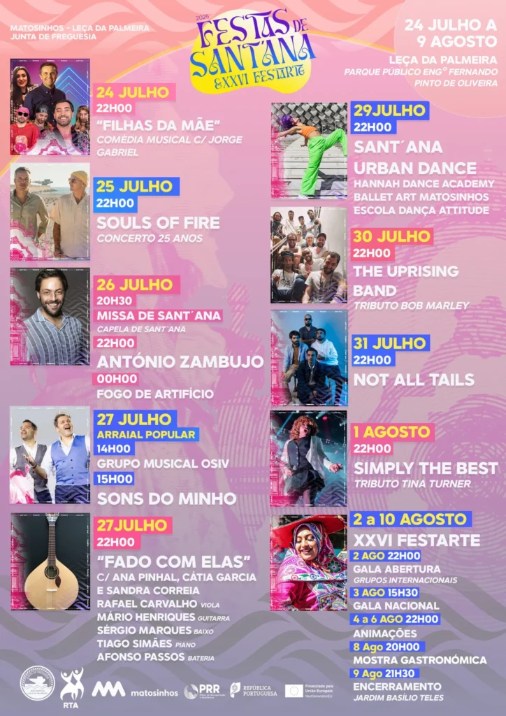 Festas de Santana 2025 em Leça da Palmeira