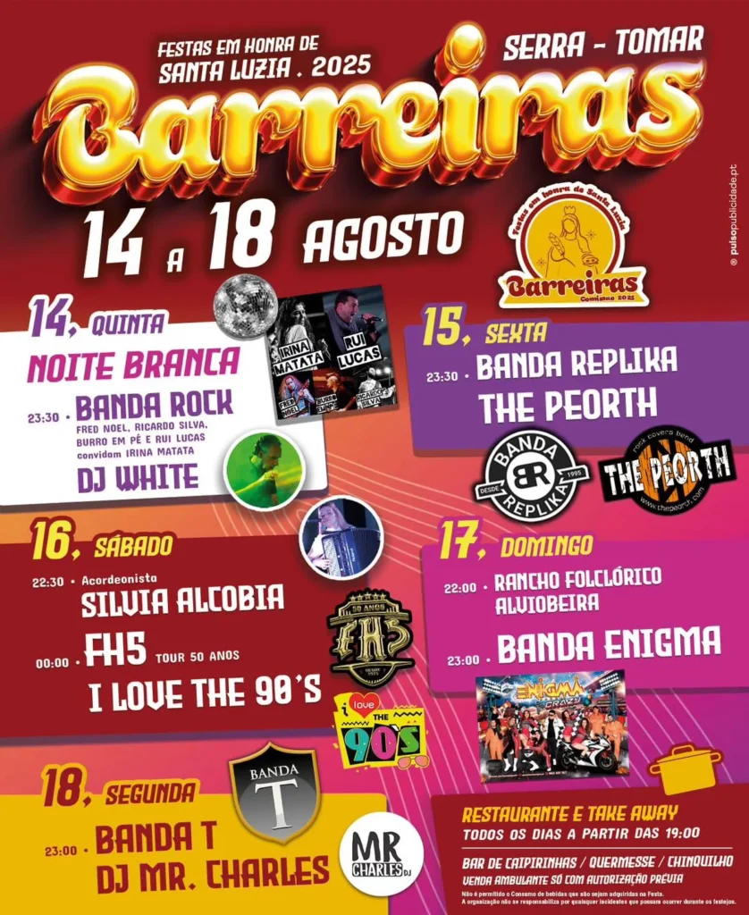 Festas de Santa Luzia 2025 em Barreiras