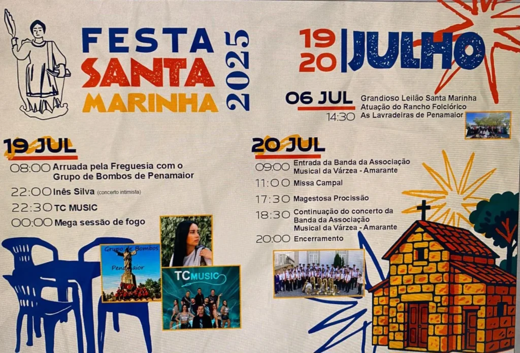 Festas de Santa Marinha 2025 em Paços de Ferreira