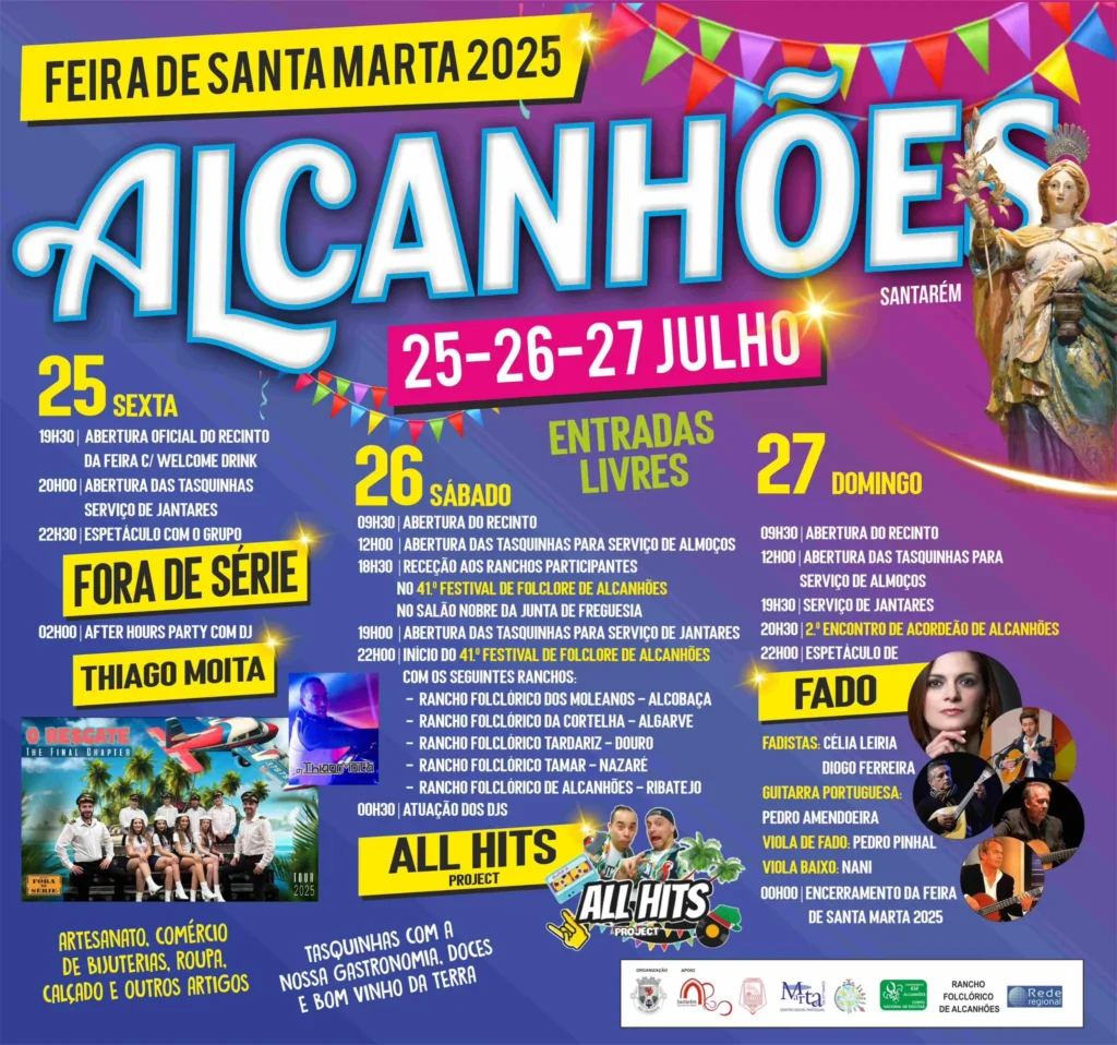 Festas de Santa Marta 2025 em Alcanhões