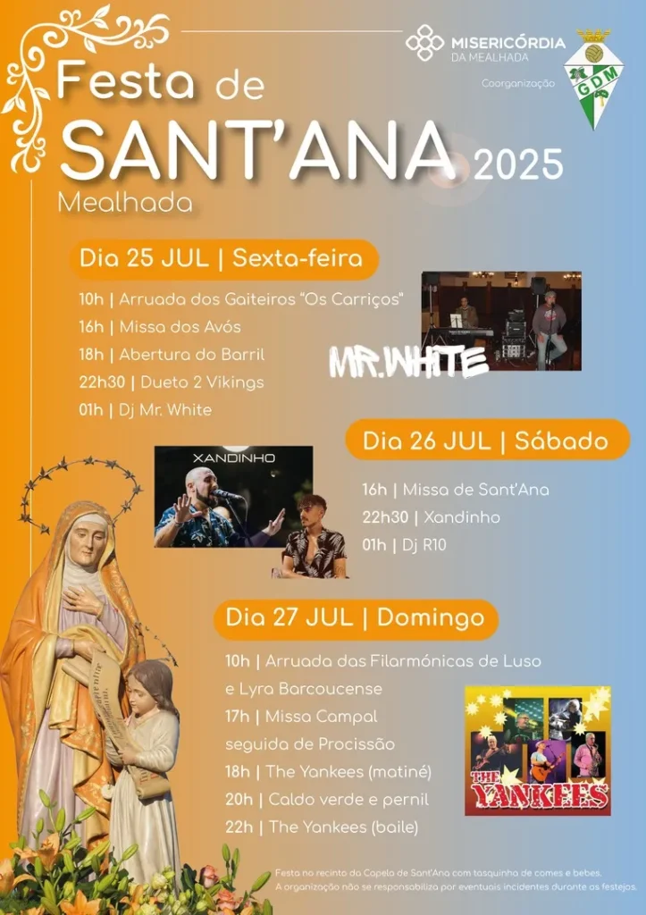 Festas de Santana 2025 em Mealhada