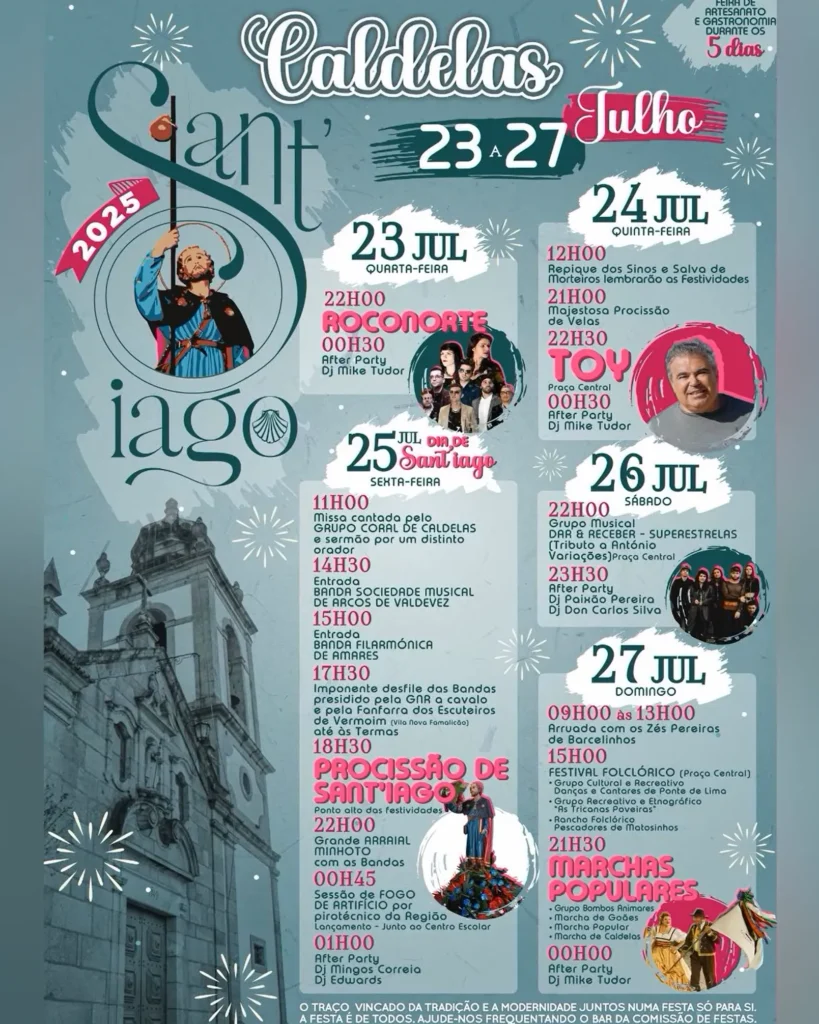 Festas de Santiago 2025 em Caldelas