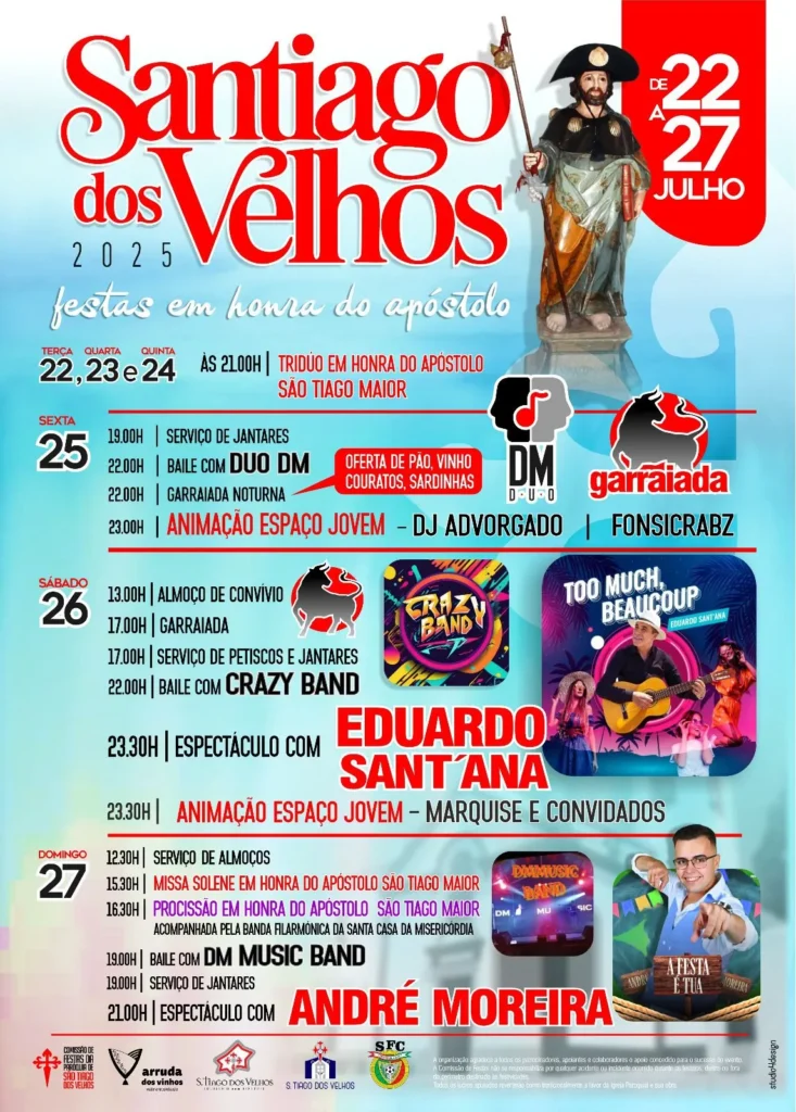 Festas de Santiago dos Velhos 2025