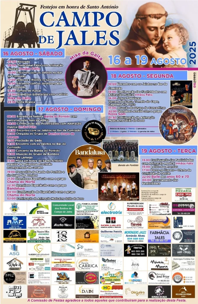 Festas de Santo António 2025 em Campo de Jales