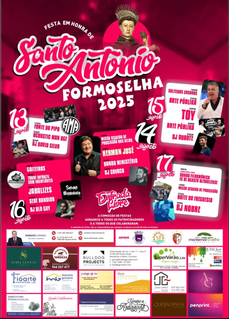 Festas de Santo António 2025 em Formoselha