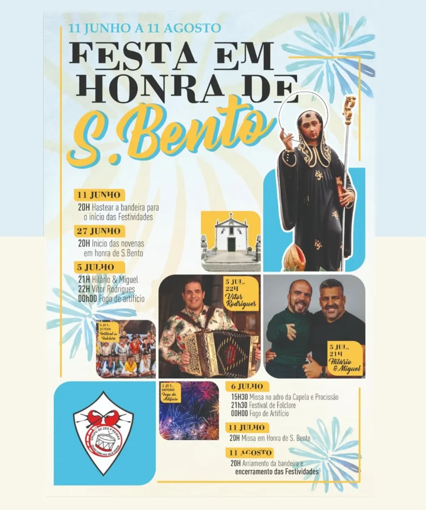 Festas de São Bento 2025 em Criaz