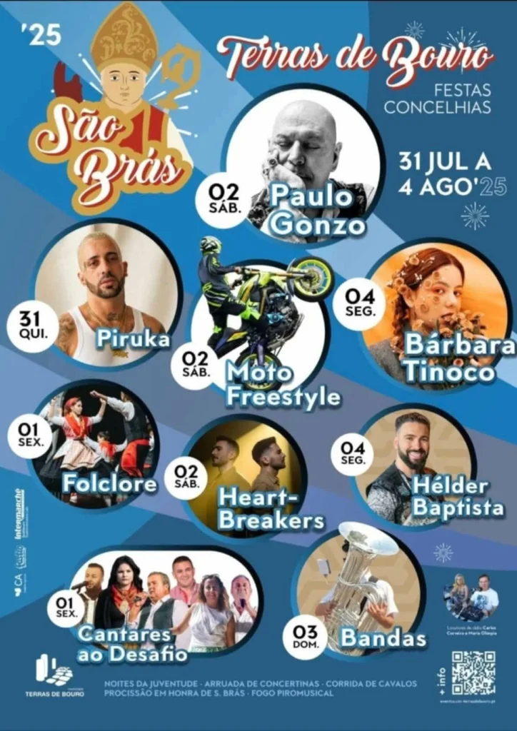 Festas de São Brás 2025 em Terras de Bouro