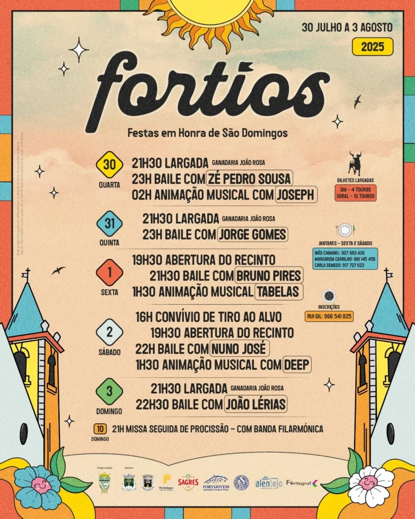 Festas de São Domingos 2025 em Fortios