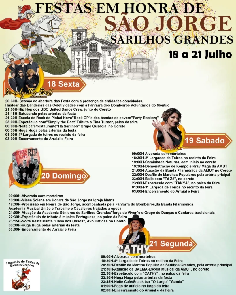 Festas de São Jorge 2025 em Sarilhos Grandes