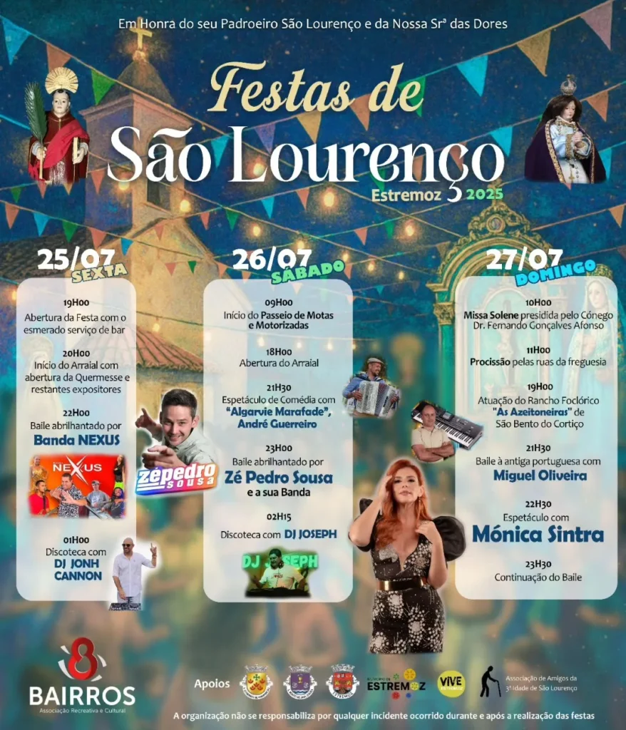 Festas de São Lourenço 2025 em Estremoz