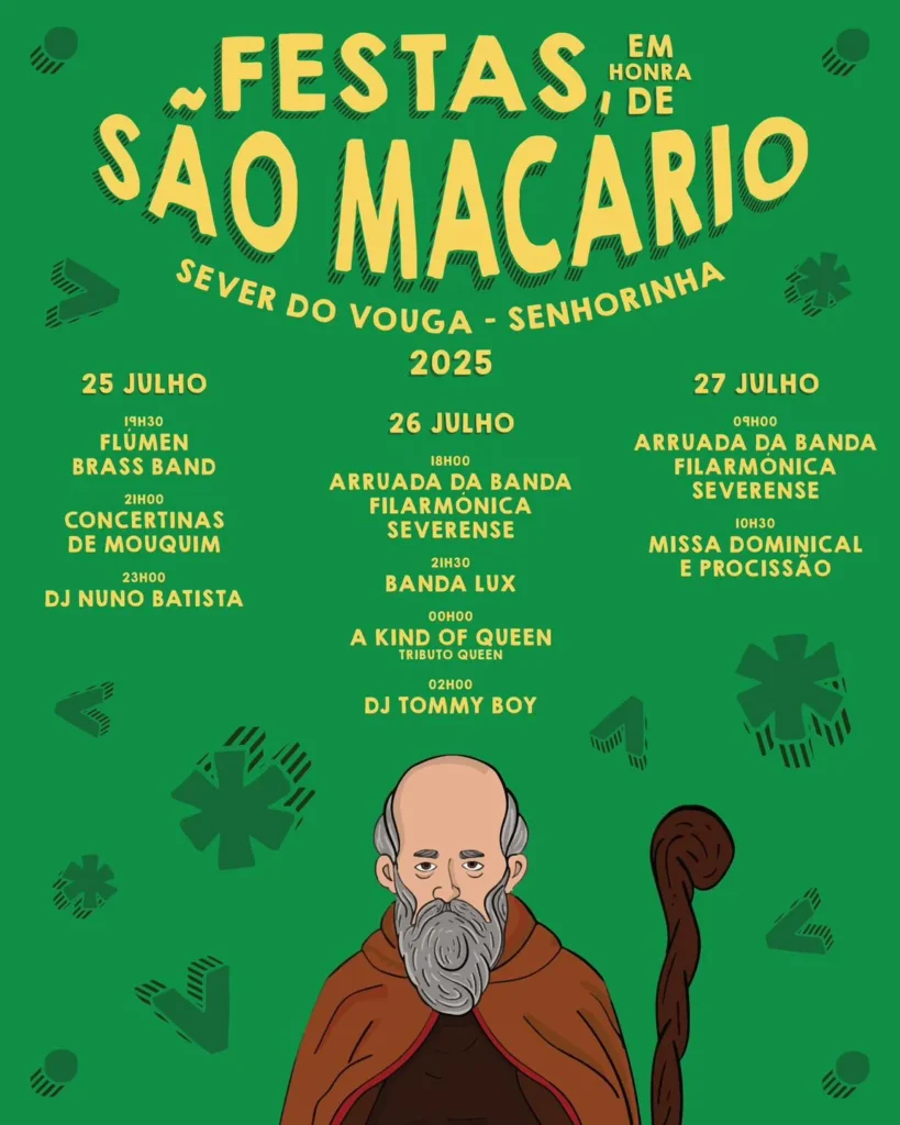 Festas de São Macário 2025 em Senhourinha