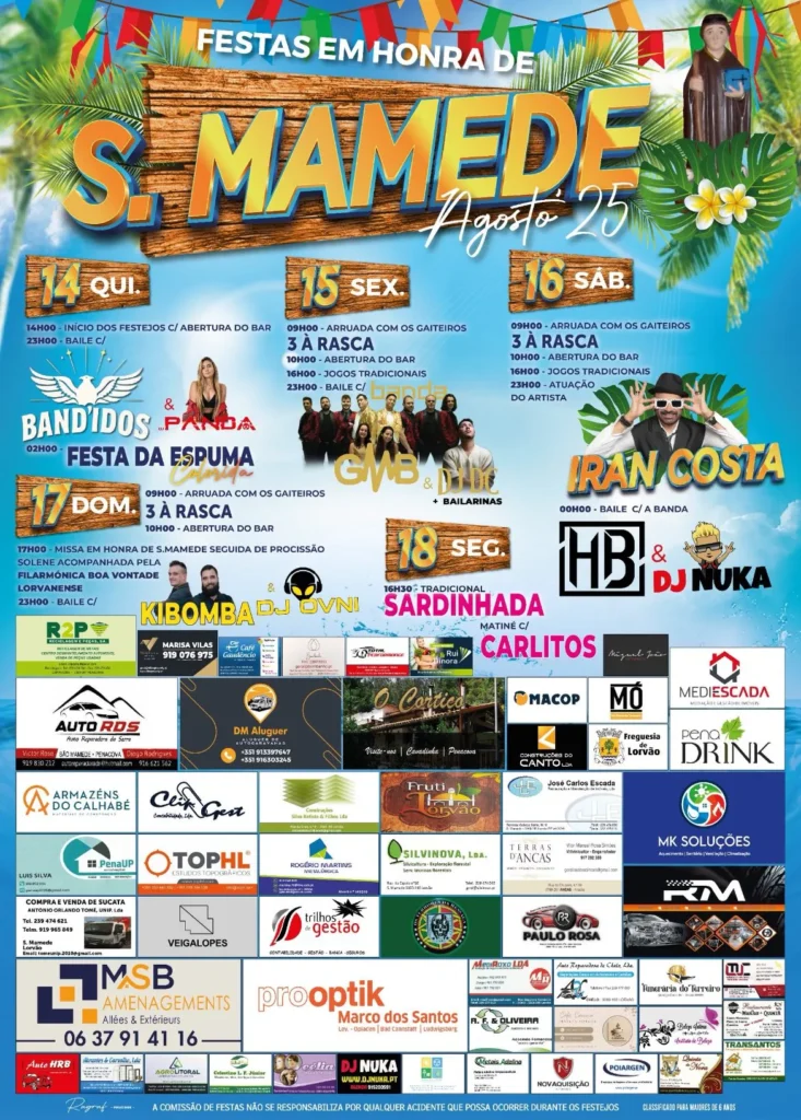 Festas de São Mamede 2025 em Lorvão