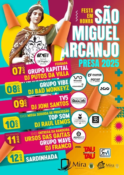 Festas de São Miguel 2025 em Presa