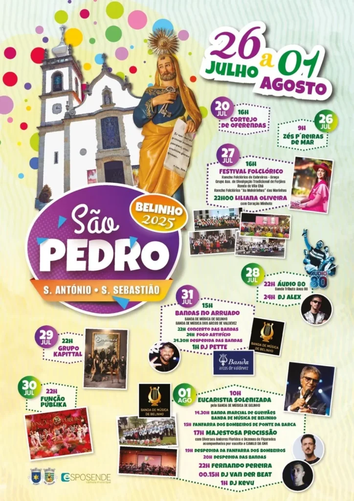Festas de São Pedro- Belinho 2025