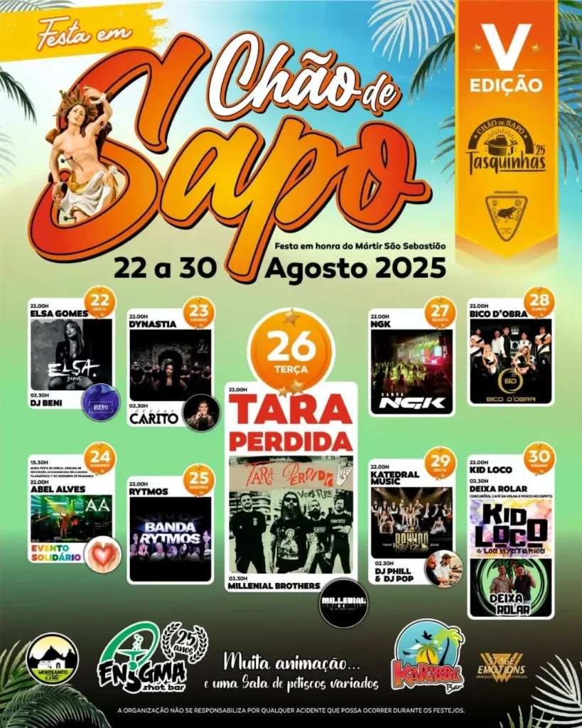 Festas de Chão de Sapo 2025