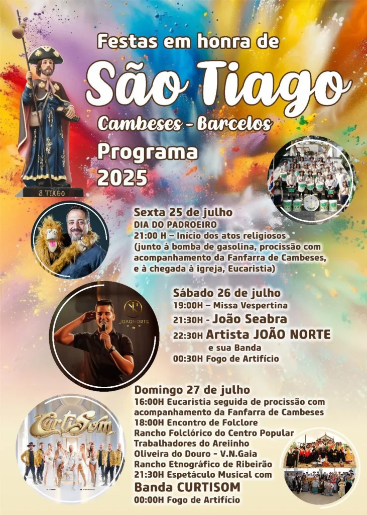 Festas de São Tiago 2025 em Cambeses
