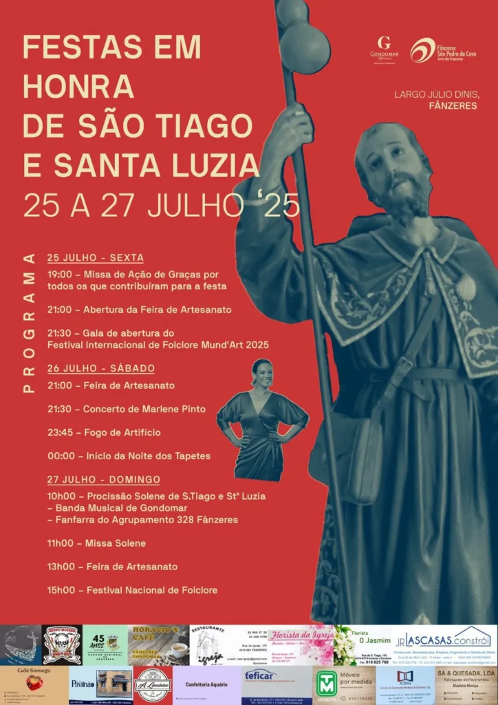 Festas de São Tiago 2025 em Fânzeres