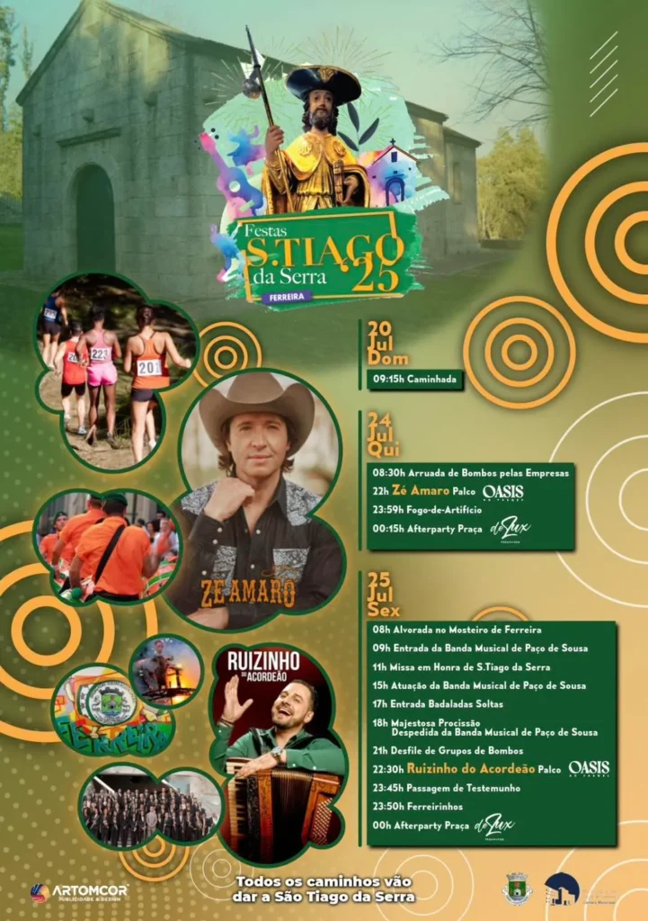 Festas de São Tiago 2025 em Ferreira