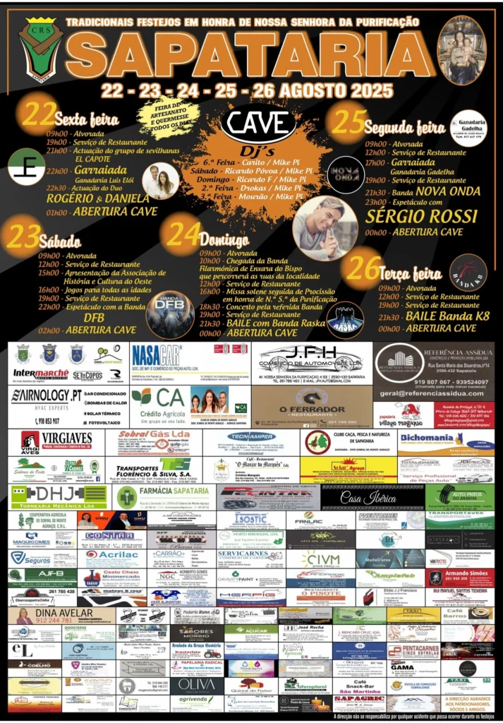 Festas da Sapataria 2025