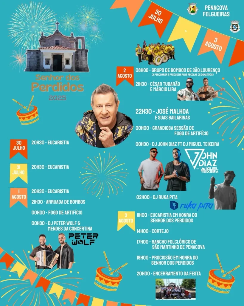 Festa do Senhor dos Perdidos 2025 em Penacova
