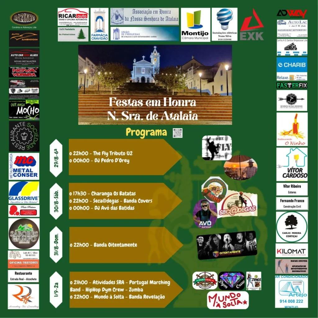 Festas da Senhora da Atalaia 2025 em Atalaia